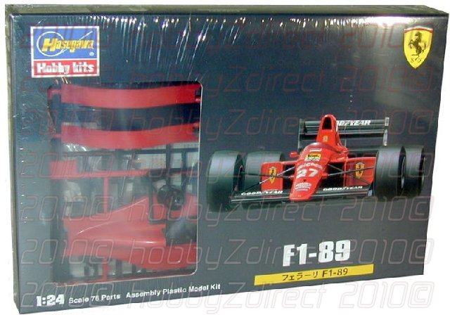 Ferrari F1-89 1/24 Scale Model Kit Ferrari F1-89 1/24 Scale Model Kit